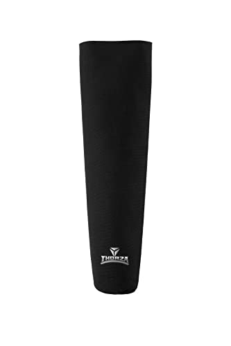 Thorza Tennis Racket Grip Cover, Black, Removable Protective Handle Wrap for Storage and Bag Transport, Universal Racket Accessory for Active Players
