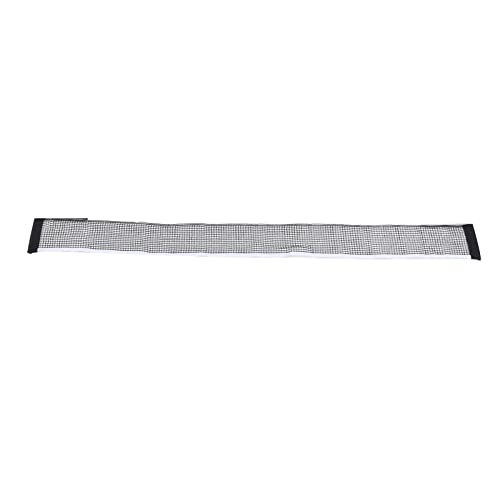 Professional Portable Table Tennis Net with Adjustable Clamp Post Set, Screw Fixation Net for Indoor Outdoor Play, Nylon Mesh Net with Stable 2.2in Clamp for Standard