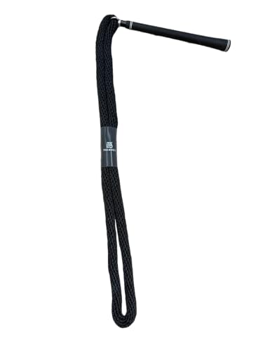 TrueBirdie Golf Swing Tempo Trainer with Real Golf Club Grip - Weighted Rope Swing Training Aid, Warm Up, Practice, Grip Trainer