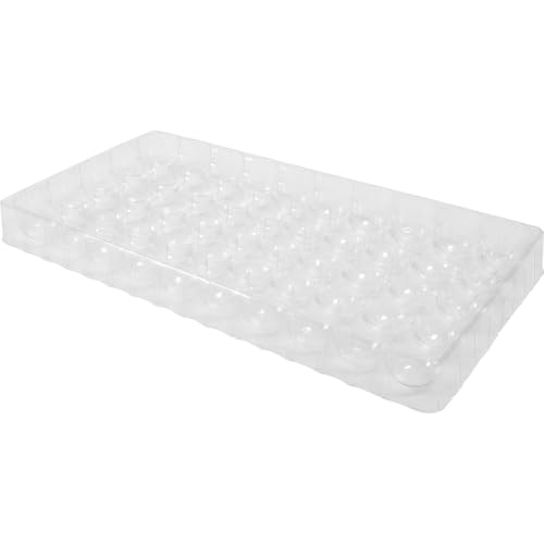 jojofuny Raffle Storage Box for Lottery Balls with Transparent Lid, Durable Number Balls Holder Organizer, 10-Compartment Large Capacity for Party Games, Events & Classroom Activities
