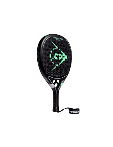 Dunlop Sports Galactica Padel Racket Series - style: Galactica Pro LS - Black/Green V25