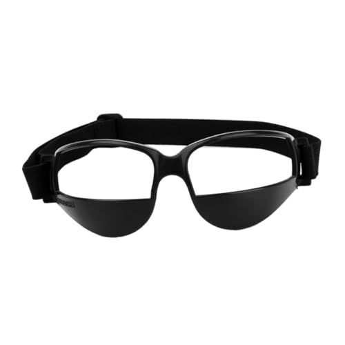 Basketball Anti-Low Head Training Glasses Sports Eyewear for Ball Handling Comfortable Soft Design for Youth Adults Black
