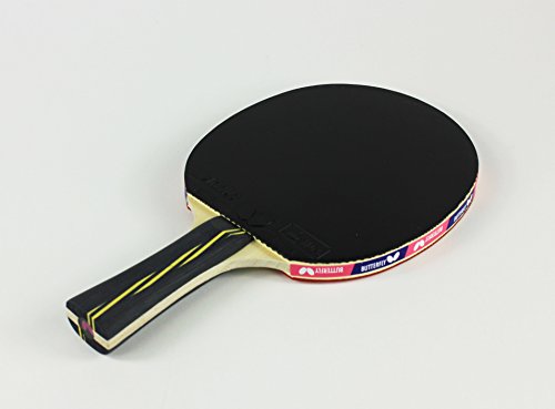 Butterfly RDJ S6 Shakehand Table Tennis Racket | RDJ Series | Offers An Ideal Balance Of Speed, Spin And Control | Recommended For Beginning Level Players