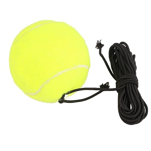 Tennis Training Ball with Elastic String, Single Player Practice Ball with Rope