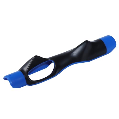 Golf Grip Trainer Attachment for Kids and Woman Beginner Training Equipment for Improving Hand Positioning on Golf Club Right Handed Golf Swing Trainer 6 Inches - color: Blue