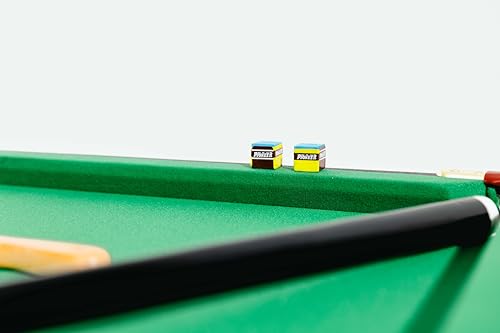 RACK Crux 55-inch Folding Billiard/Pool Table – Portable, Space-Saving Foldable Design - style: Mint Green Original