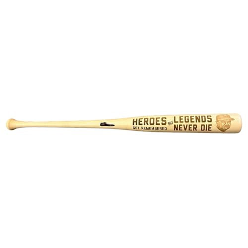 Heroes Get Remembered But Legends Never Die Engraved Baseball Bat