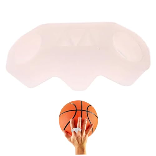 Basketball Shooting Trainer, 0.79" Dia. Basketball 3 Point Shot Trainer Silicone Finger Training Aid for Improving Shot and Form Training Equipment, Aids