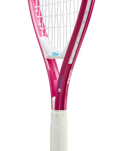 Wilson Ultra Power 21" Junior Recreational Tennis Racket - Pink/White/Blue