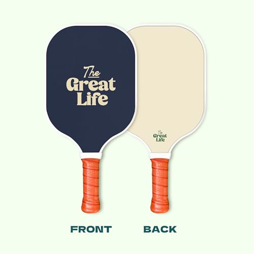 Pickleball Paddle Premium Set | 2 Carbon Fiber Paddles & 4 Balls | Sport Bag & Paddle Cover Included | Beginner Friendly | 6in. Handle | Honeycomb Core | Lightweight | Retro & Stylish