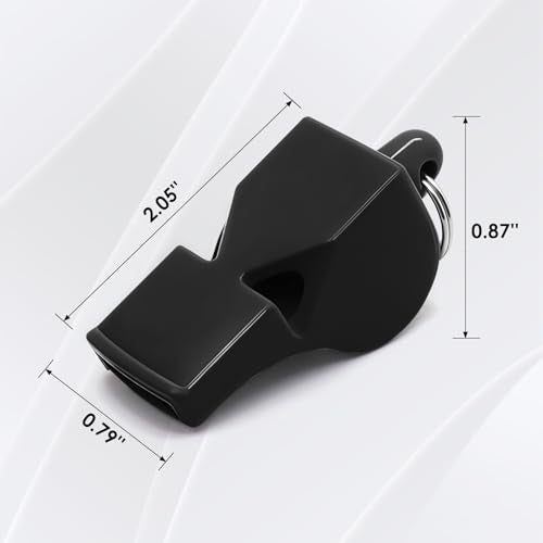 Whistles Sports Whistles with Lanyard Loud Crisp Sound Pealess Whistles for Referees Coaches and Lifeguards