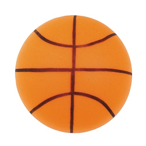 Fun Express 9 1/2" diam. Bright Orange Silent Foam Basketball Toy
