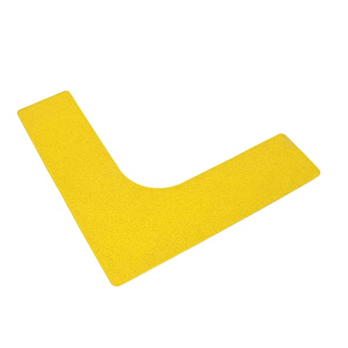 10 PCS Durably Tennis Court Line Boundary Markers with Right Angle Plane Landmark, Sunscreen, for Football Badminton and Other Games (Yellow)