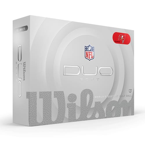 WILSON 2025 Duo Soft NFL Golf Ball - 12 Balls, White, Atlanta Falcons - color: Tampa Bay Buccaneers