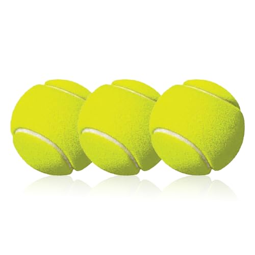 3 Pack Tennis Balls,High Elasticity Practice Tennis for Beginner,Training Balls