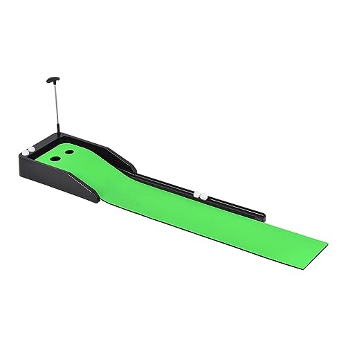 Golf Putting Mat Golf Putting Matt Indoors with Ball Return Convenient Improving Putting Skills Blanket Putting for Amateurs