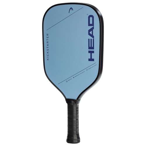 HEAD Kickstarter Pickleball Paddle - Beginner Friendly, Fiberglass Face, Elongated Shape, Light Blue - color: Light Blue
