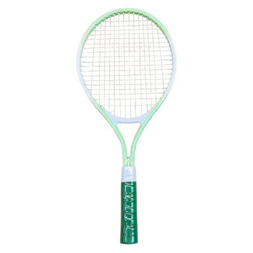 predolo Tennis Racket Featuring Comfortable Grip and Nylon Strings for Beach Practice, Green