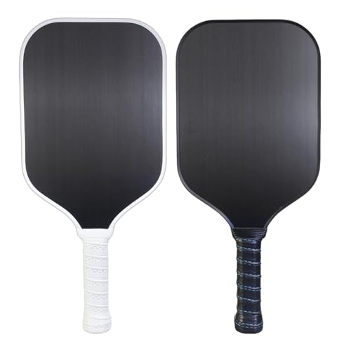 Professional Pickleballs Paddle Practice Paddles with Long Handle and Frosted Surfaces for Training Racket