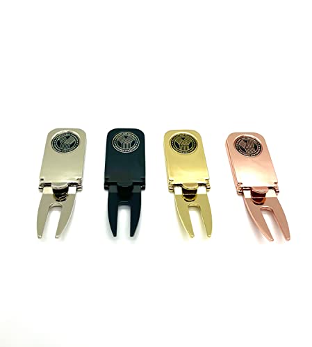 Multi-Use Magnetic Golf Club Holder, Golf Divot & Marker Tool - color: Sliver