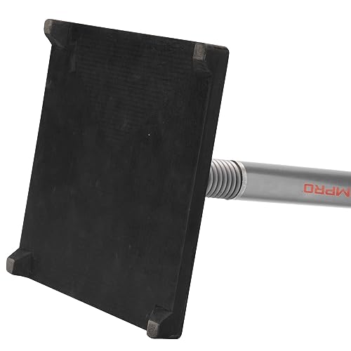 CHAMPRO Brute Spring-Loaded Batting Tee with Flexible Top and Weighted Base, Professional Grade Materials and Adjustable Height for Baseball and Softball,Silver