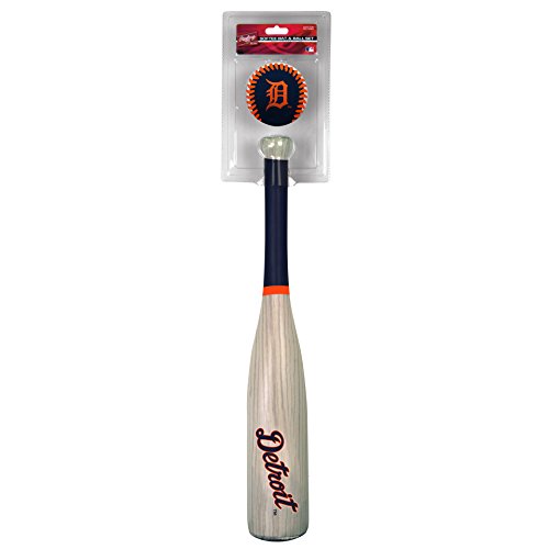 Rawlings MLB Detroit Tigers Grandslam Bat and Ball, Blue