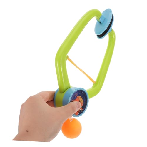 LIOOBO Adjustable Indoor Table Tennis Trainer for Hanging Pong Practice Tool Space Saving Design for Home and School Skill Building and Fitness Improvement