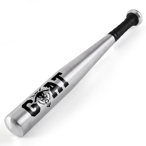 KRUI Tire Thumper for Truckers, 18 Inch Aluminum Baseball Bat, Lightweight Tire Thumper Keeps in Home, Car, Backpack - color: sliver