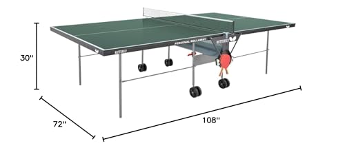 Butterfly Personal Ping Pong Table | Game Table for Kids | Butterfly Table Tennis Table Indoor | Folding Ping Pong Table | 3 Year Warranty | Holder for Ping Pong Paddles and Ping Pong Balls | Free Net