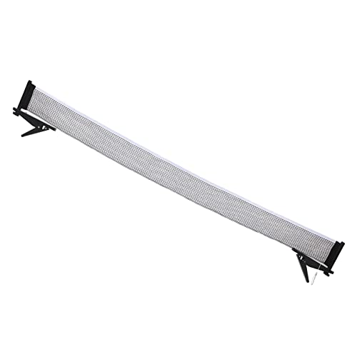 Professional Standard Table Tennis Net Rack Set, Indoor Table Tennis Match Net Bracket with Nylon Net, Portable Replacement Net Belt for Home Office or Club Use