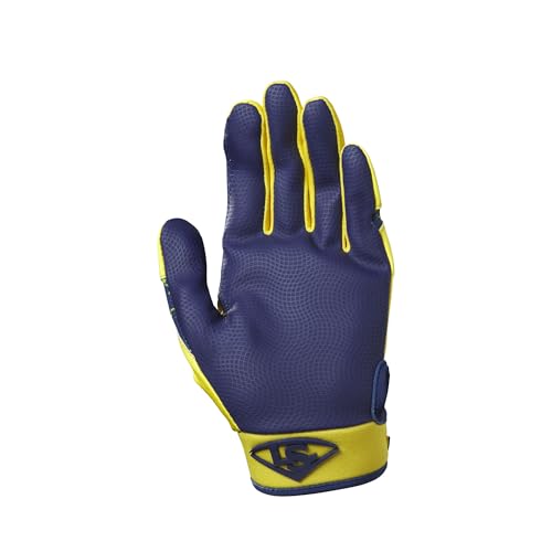 Louisville Slugger Youth Genuine V2 Batting Gloves - Savannah Bananas and Party Animals - size: Medium, style: Savannah Bananas