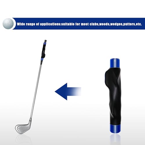 Golf Grip Trainer Right Handed Golf Club Grip Training Aid for Beginners & Pros, Grip Strength Trainer, Golf Swing Trainer Practice Grip Corrector