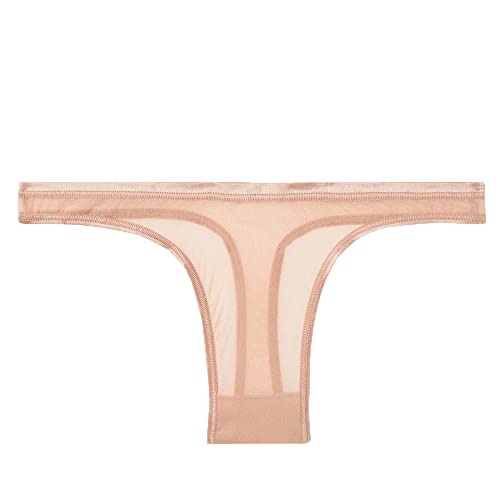 Ultrathin 4-Way Stretch Net Fabric Nylon Spandex Power Mesh Lightweight Sheer, Pre-Cut 5 Yards Long 60" Wide, (Peachy Nude) - color: Peachy Nude