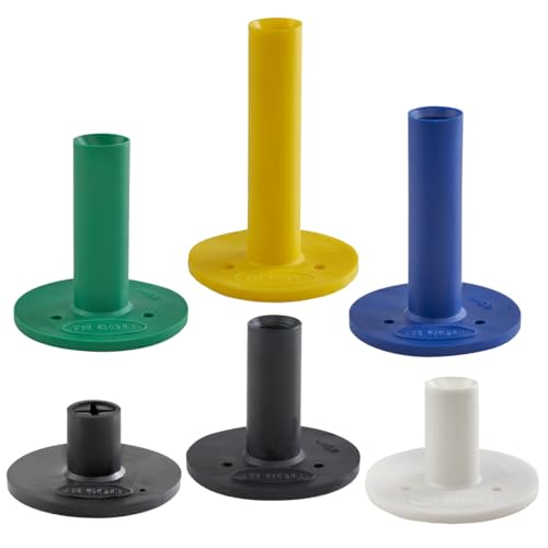 TH Golf Premium Rubber Golf Tees – Pack of 6 – Durable, Long-Lasting Tees in Multiple Sizes & Colours for Drivers, Woods & Irons - style: All Sizes
