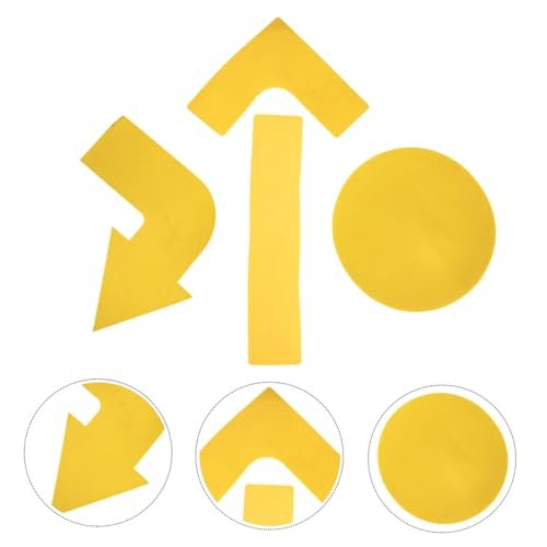 4Pcs Sports Exercise Spot Markers Flat Composite Ground Marking Tools for Outdoor Training Agility Drills Football Soccer Basketball