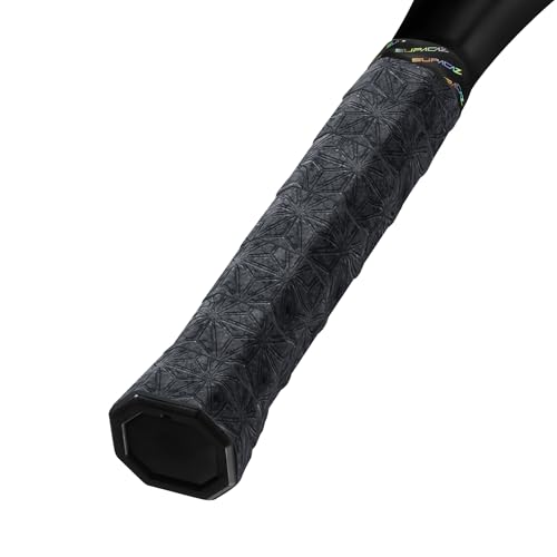 Supacaz SupaSuave Black Tennis Overgrip - Racket Dry Overwrap - Racquet Grip Tape - Over Grip Wrap - 3pk