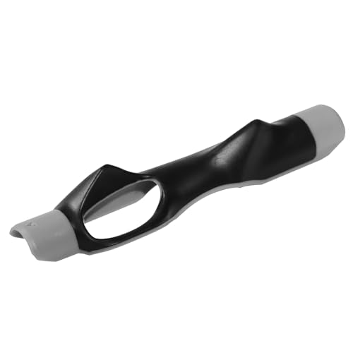 Golf Grip Trainer Attachment for Kids and Woman Beginner Training Equipment for Improving Hand Positioning on Golf Club Right Handed Golf Swing Trainer 6 Inches - color: Grey