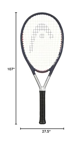 HEAD Ti. S5 CZ Tennis Racket - Pre-Strung Head Heavy Balance 27.5 Inch Racquet