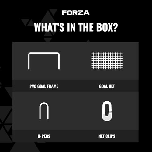 FORZA 6 x 4ft Kids Soccer Goal - The World’s #1 Backyard Goal! | 100% UK-Made, 2 Min Setup, Unbreakable Goalpost Bundle - Buy FORZA, Play Forever! - style: 1. Goal