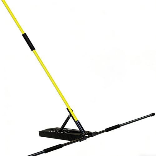 Golf Alignment Sticks - Adjustable Swing Rod Trainer, Ggolff Practice Aid, Lightweight Training Rods | Indoor Chipping Hitting, Backyard Home Golf Drills - color: Yellow