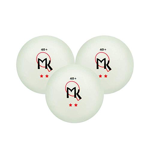 Vortex Table Tennis Racket 4-Player Set, Pips-Out With Sponge, Red & Black Rubber Surface, 1.5mm Sponge Layer, Flared Handle, Includes Three 2-Star Balls