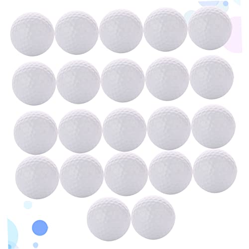 Toyvian Indoor Golf Practice Balls 22pcs Hollow Non-Porous Training Balls for Boys and Girls Adults Double Layer for Indoor Play and Skill Development