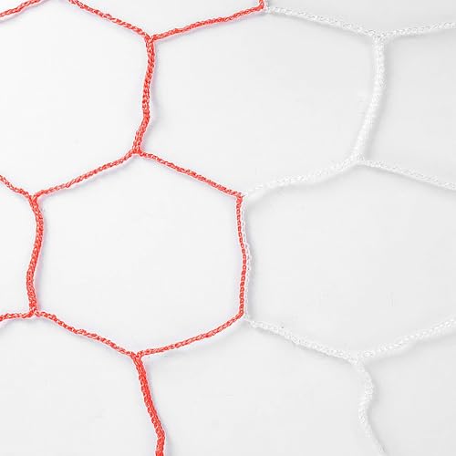 Luwint Full Size Soccer Goal Net Polyethylene Post Replacement Netting 24 x 8 Ft