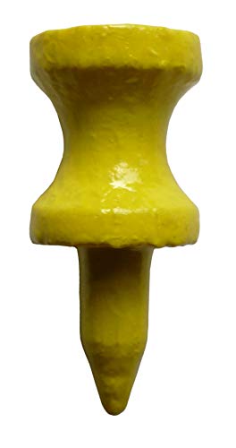 1" Step Down Tees - Pack of 100 - color: Neon Yellow