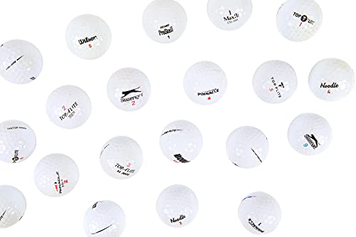 Clean Green Golf Balls - 48 Recycled Used Golf Balls in Good Condition - Great for Practice - Includes Reusable Mesh Carrying Bag | As Seen on Shark Tank