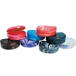 Pro Force Designer Series Mouthguard Cases - Blue/White