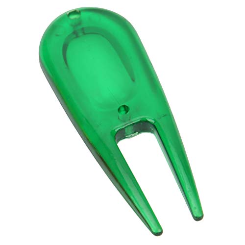 Green Repair Fork, Ball Marker Tool with 4 Red and 4 Green Markers for Divot Fixing