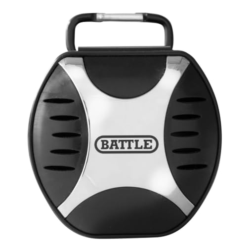 Battle Sports Science Mouthguard Case Black/Silver NS - color: Black/Silver