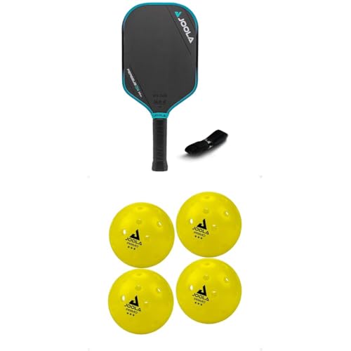 JOOLA Ben Johns Perseus 3S 14mm Pickleball Paddle w/Propulsion Core, Charged Carbon Surface, Elongated Shape, Large Sweet Spot, NFC Chip, USAPA Certified + JOOLA Primo Indoor/Outdoor Pickleball Balls
