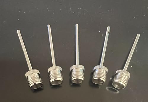 Hand Pump for Sports Balls - Made in The USA - Fast Push & Pull Dual Action Inflation - for Soccer Balls, basketballs, Footballs and Volleyballs - Includes 5 Inflation pins
